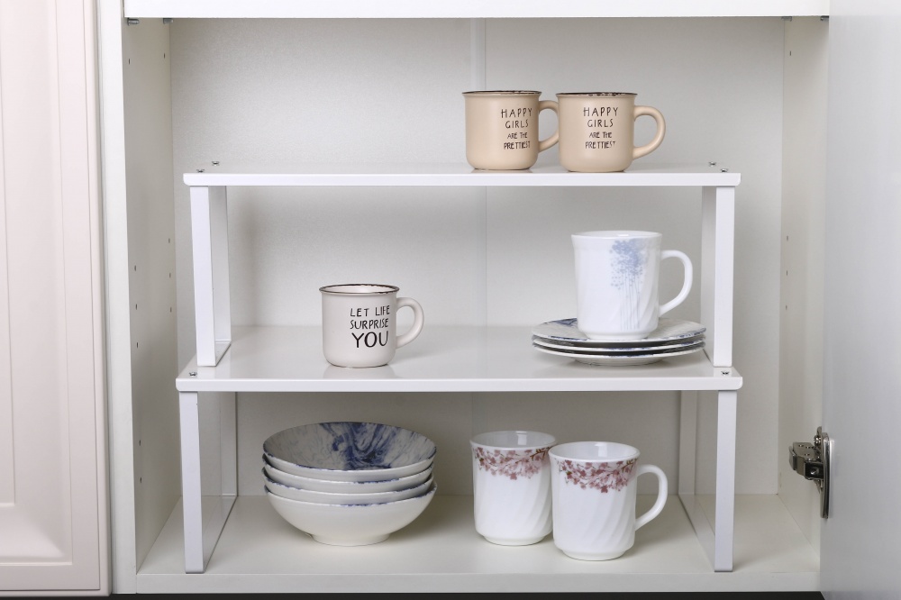 Полиця Flamberg Spice Small 460х140х160 мм настільна для шафи для тумби біла DG-4614