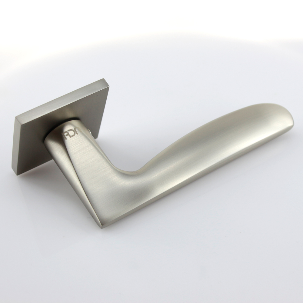 Ручка на розетці RDA LINK брашований матовий нікель