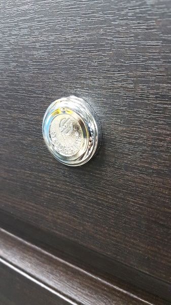 Двері вхідні Булат Гарант 117 венге горизонт темний 2050x950мм праві