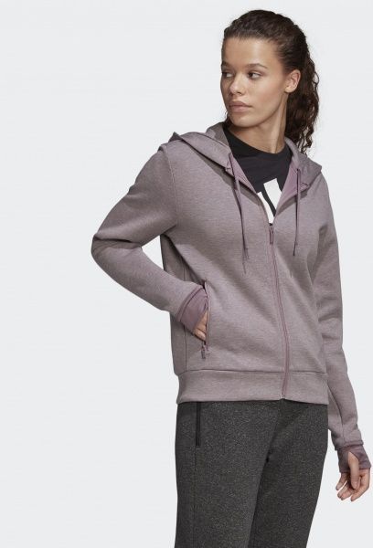 Джемпер Adidas W VER FZ HD FL4211 р. L фіолетовий