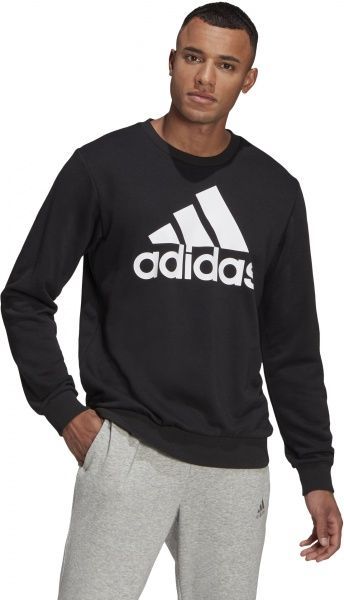 Світшот Adidas M BL FT SWT GK9076 р. 2XL чорний