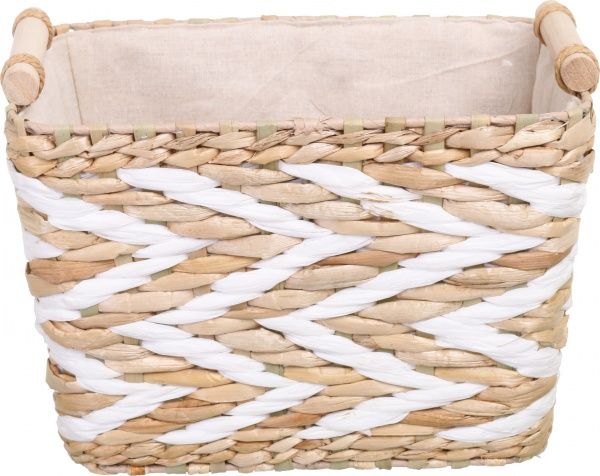 Кошик плетений Tony Bridge Basket з текстилем 32х21х22 см BXF20-5A-3 