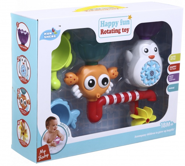 Ігровий набір для купання Esco Водоспад пінгвін 200505855