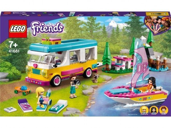 Конструктор LEGO Friends Лісовий будинок на колесах і яхта 41681