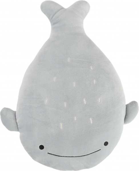 М'яка іграшка Luna Kids Кит світло-сірий 45 см NR-14