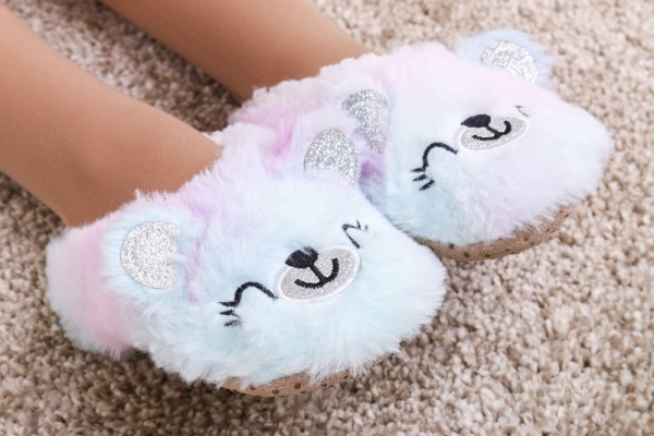 Тапочки детские для девочки Maxwin KIDS Зверюшки Радуга р.32-34 разноцветный 