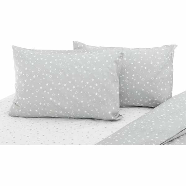 Комплект постельного белья двуспальный Underprice Звездочки серые