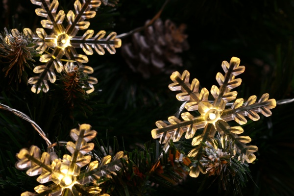 Електрогірлянда Сніжинки Aх3204570 світлодіодна (LED) 10 ламп 1,8 м 