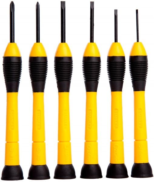 Набір викруток Stanley прецизійні Instrument набір 6 шт. 1,4 мм cтандарт×130 мм 0-66-052