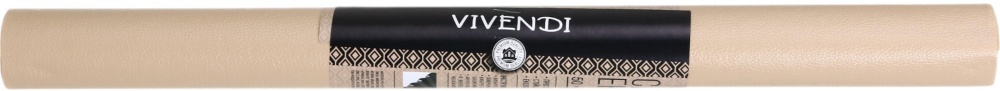 Самоклеющаяся экокожа Vivendi бежевая 0,5x1,35 м