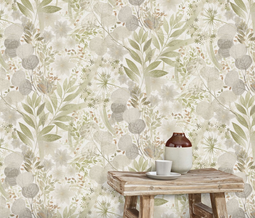 Шпалери вінілові на флізеліновій основі Erismann Secret Garden 12238-35 1,06x10,05 м