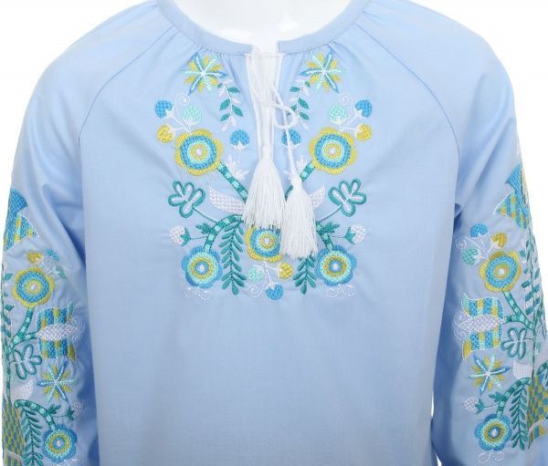 Вишиванка дитяча Едельвіка р.116 блакитний 106-19/09 