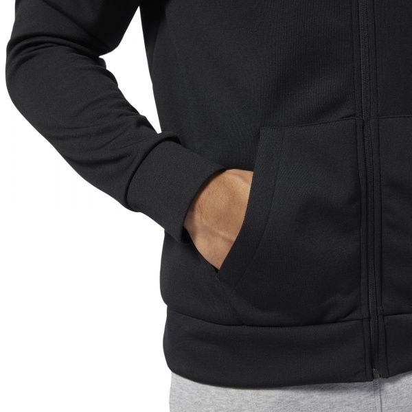 Джемпер Reebok WOR MEL DBL KN FZ H DP6166 р. XL черный