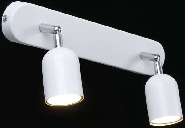 Спот TK Lighting Naro 2x35 Вт GU10 білий/хром 4412 