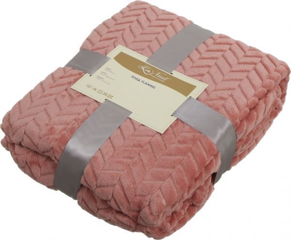Плед Flannel Plush 200x220 см терракотовый La Nuit 