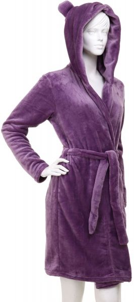 Халат жіночий Роксана Вушки р. М бузковий 859/90124 