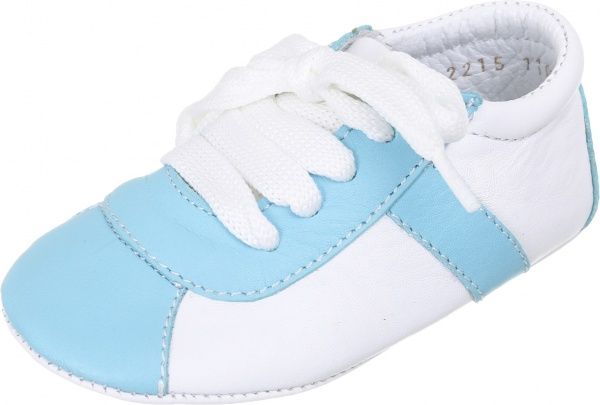 Пинетки детские MiracleMe 2215 р. 20 12 см голубой с белым 