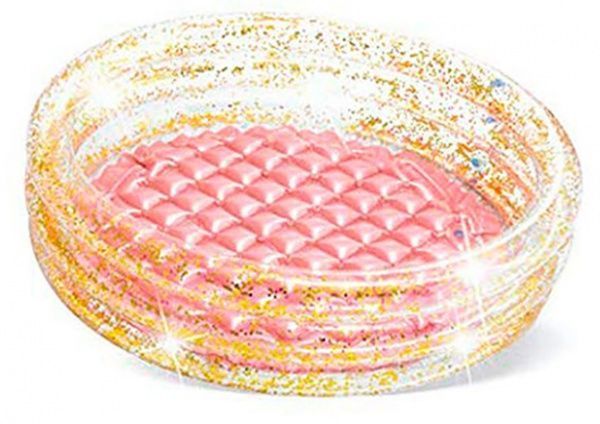 Бассейн Intex 57103 детский круглый, с ремкомплектом, 86х25 см., золотистый