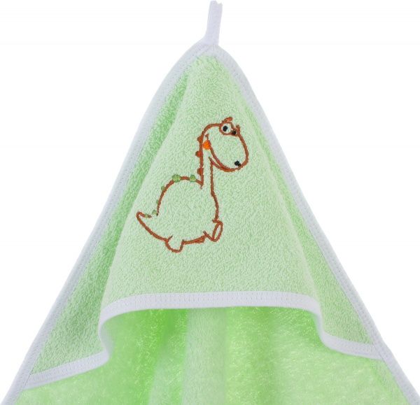 Рушник Homeline куточок з вишивкою 90x90 см фісташковий