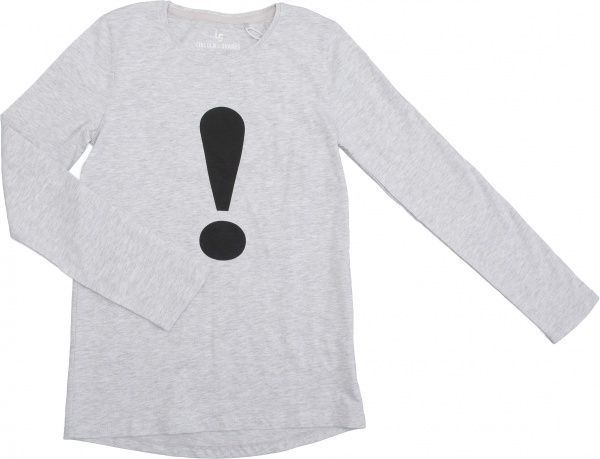 Футболка для девочек LINCOLN&SHARKS 4H3908 р.134 серый 