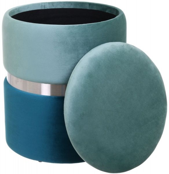 Скриня-пуф Bernard 31,5х31,5х38 см світло-смарагдовий 