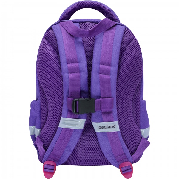 Рюкзак школьный Bagland Butterfly Кот в пузырьках фиолетовый (56566 суб.1241)
