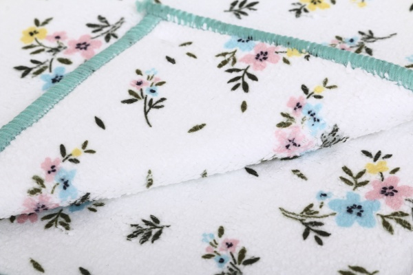 Коврик для сушки посуды Luna Дейзи 38х50 см ментол