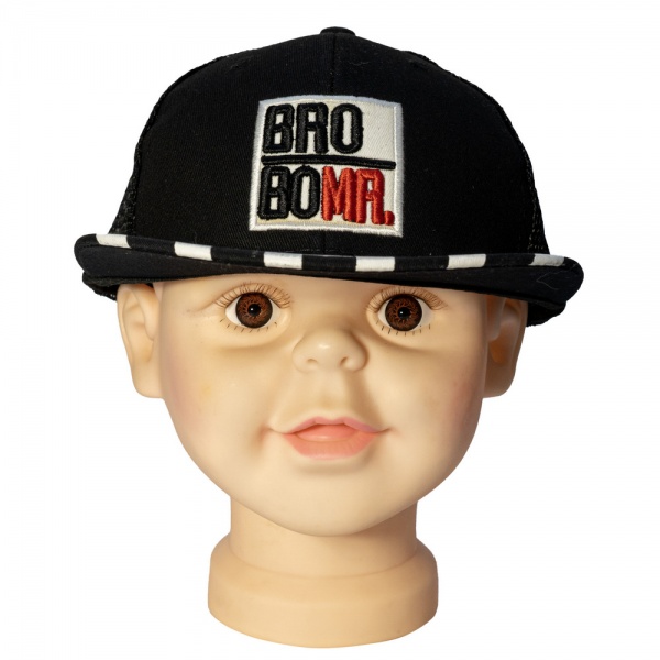 Бейсболка Devilon 3-8 лет р.48-54 черный 518844 