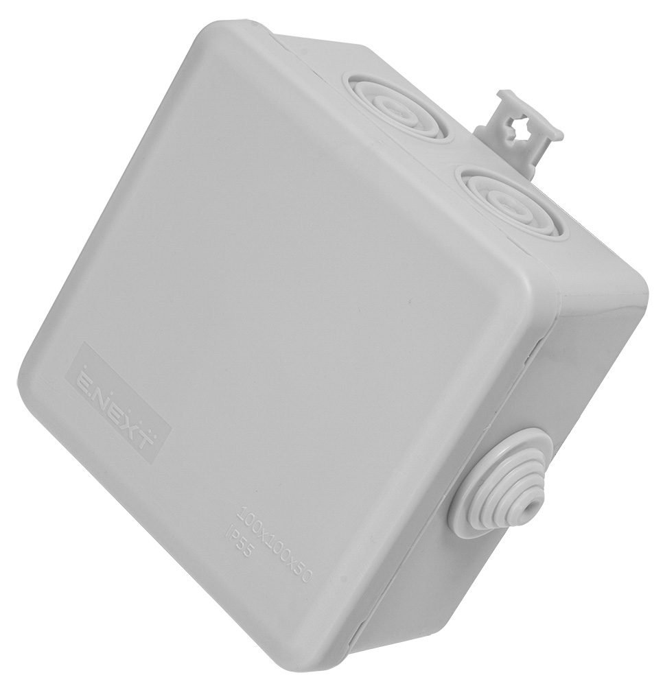 Коробка розподільча E.NEXT e.db.stand.100.100.50u поліпропілен s027041