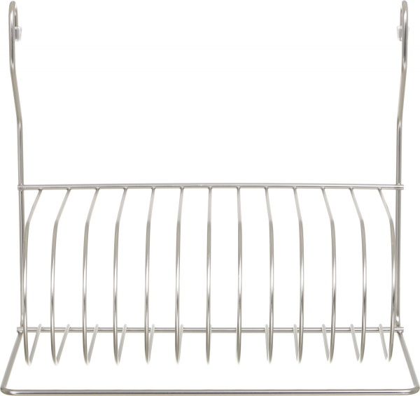 Сушарка на рейлінг Lemax для посуду навісна 300х200х260 мм матовий нікель