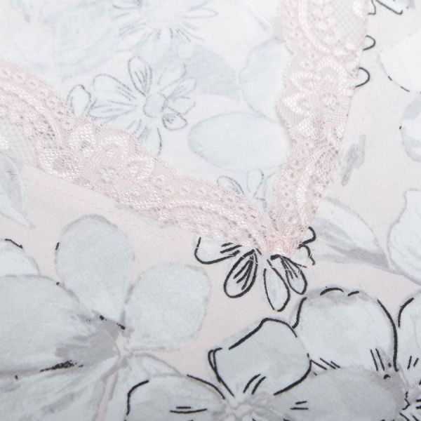 Нічна сорочка Roksana Marshmallow 849/16380 р. XXL сірий із принтом 