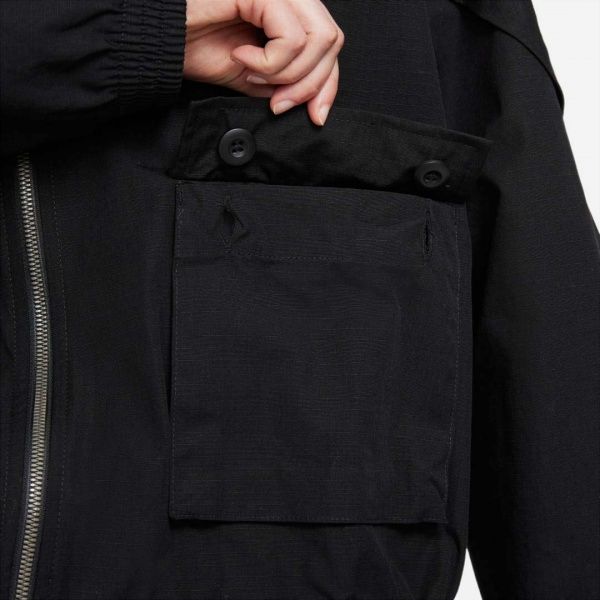 Ветровка Nike W NSW ICN CLSH JKT WR CANVAS CZ9328-010 XL черный