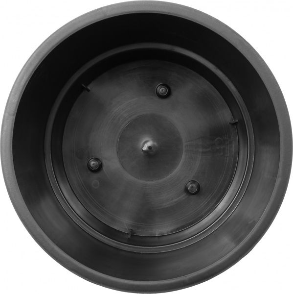 Горшок пластиковый Prosperplast Tubus slim shine 2 в 1 круглый 64л белый (75950-449) 