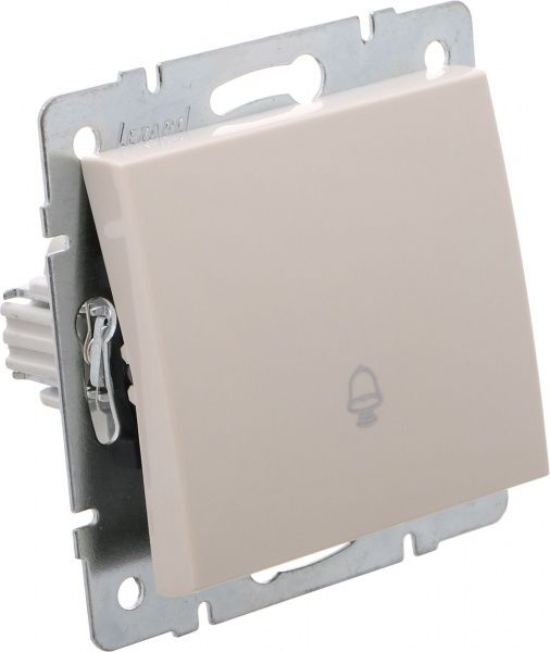 Кнопка автоматического дверного замка Lezard Rain без подсветки 220В крем 703-0388-103
