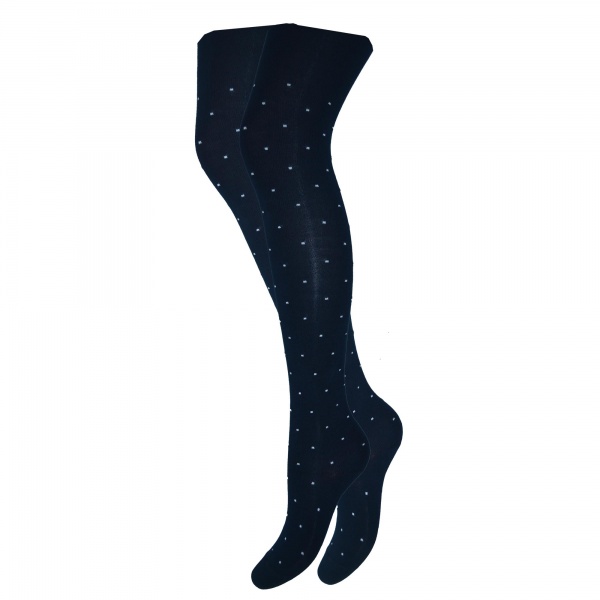 Колготки детские для девочек Легка хода 8085 черный-фиолетовый 