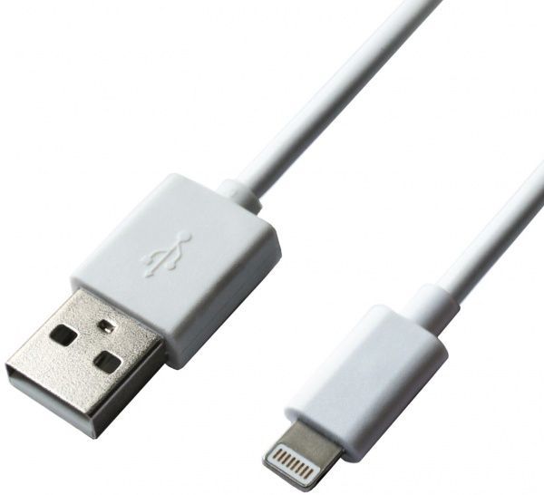 Кабель Grand-X Lightning – USB 1 м білий (PL01W) 