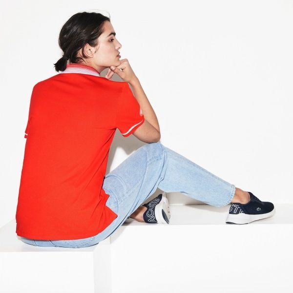 Поло Lacoste PF4586JG6 36 кораловий