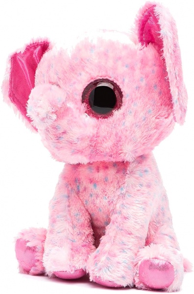 Мягкая игрушка TY Beanie Boo's Слон Ellie 25 см розовый 34108