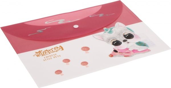 Папка-конверт Lovely красная