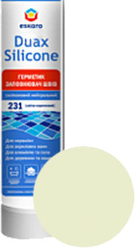 Герметик силіконовий Eskaro Duax Silicone №228 пісочний 300 мл