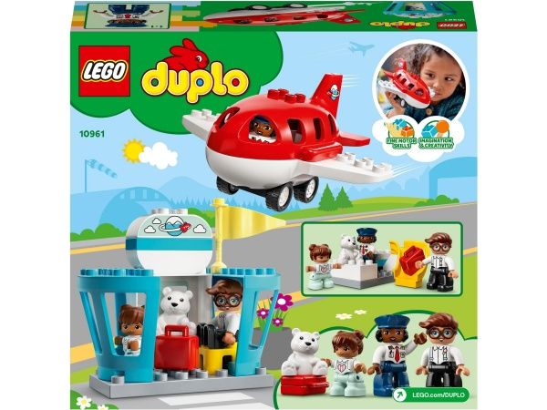 Конструктор LEGO DUPLO Літак і аеропорт 10961