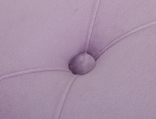 Сундук-пуф Велюр лавандовый 57х30х29 см 