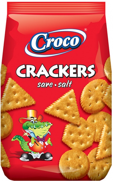 Крекер Croco Crackers з сіллю 100 г (5941194000191) 