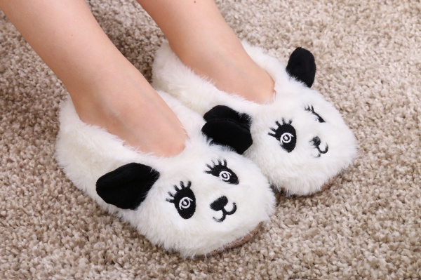 Тапочки детские унисекс Maxwin KIDS Зверюшки Панда р.35-36 белый 