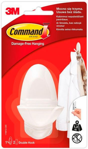 Крючок двойной Command 17087Q