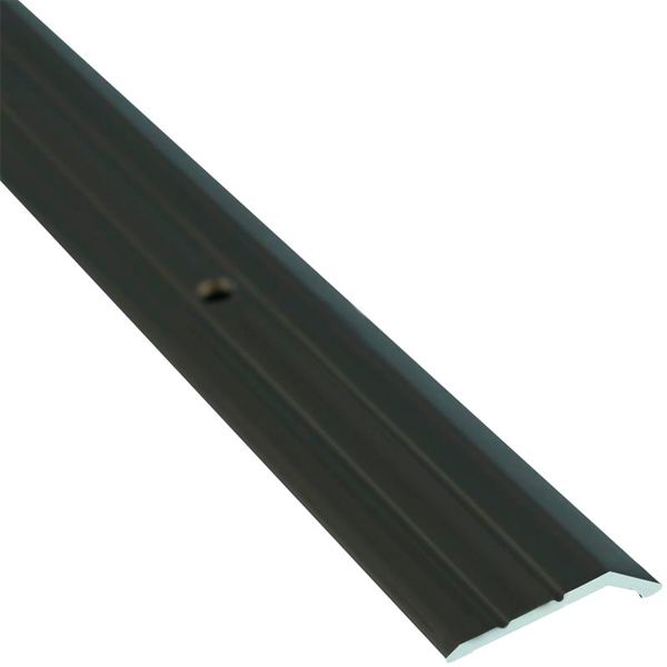 Порожек алюминиевый анодированный Braz Line рифленый с отверстиями 30x900 мм бронза