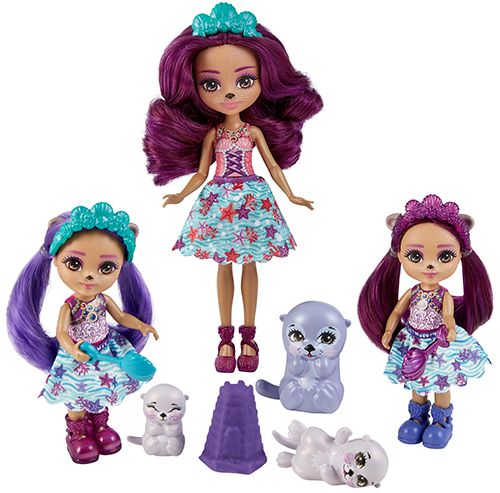 Игровой набор Enchantimals Royal Дружественная семья Выдр