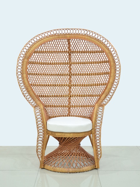 Кресло ротанговое Cruzo Мавлин 150x73x115 см натуральный 