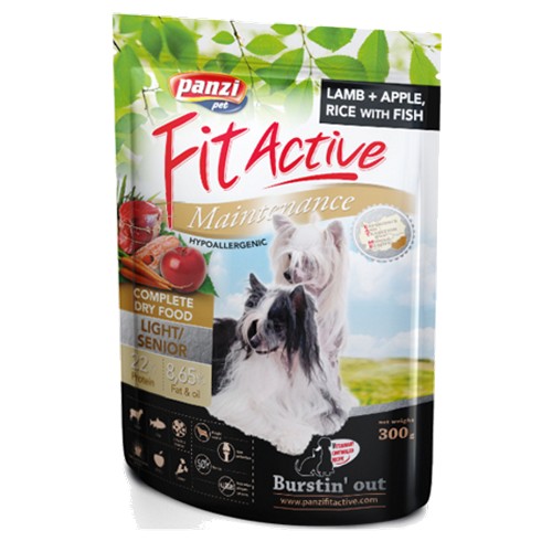 Корм сухий для малих порід Panzi FitActive з ягням 300 г