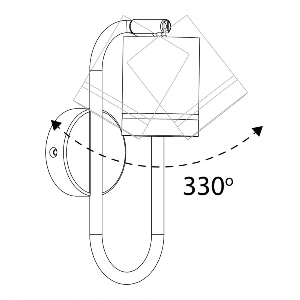 Світильник точковий Feron ML380 MR16 35 Вт GU10 чорний 